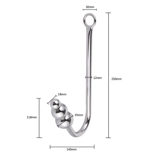 Anal 5334 Collar with and Elegant Hook Beaded Cuffs 0604